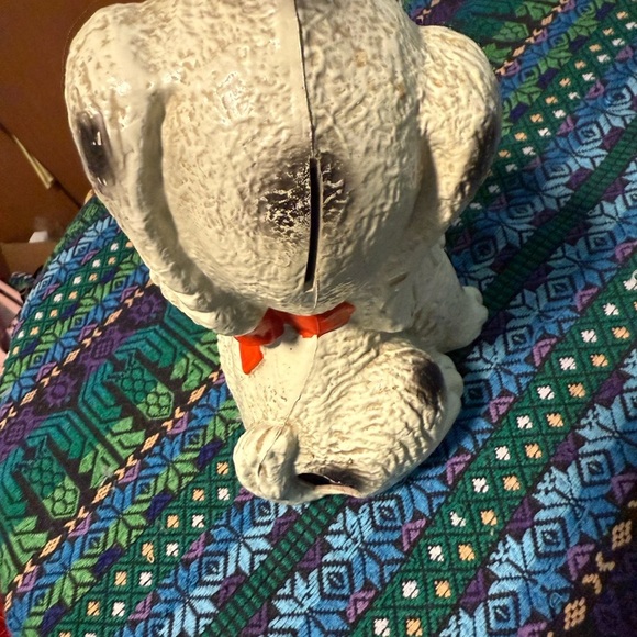 Vintage 1961 Chalkware Big Eye Dog Prize Silvestri Bros. - Picture 5 of 6